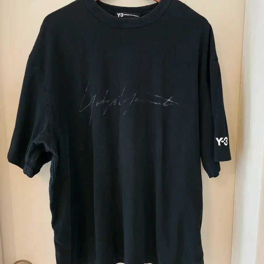 [BUNJANG] Y-3 Yohji Yamamoto Logo T-Shirt XXL / [정품] Y-3 요지 야마모토 로고 반팔 티셔츠 XXL