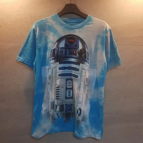 [BUNJANG] Star Wars R2-D2 Tie-Dye T-Shirt / 미착. 스타워즈. 콜렉션. 티셔츠.