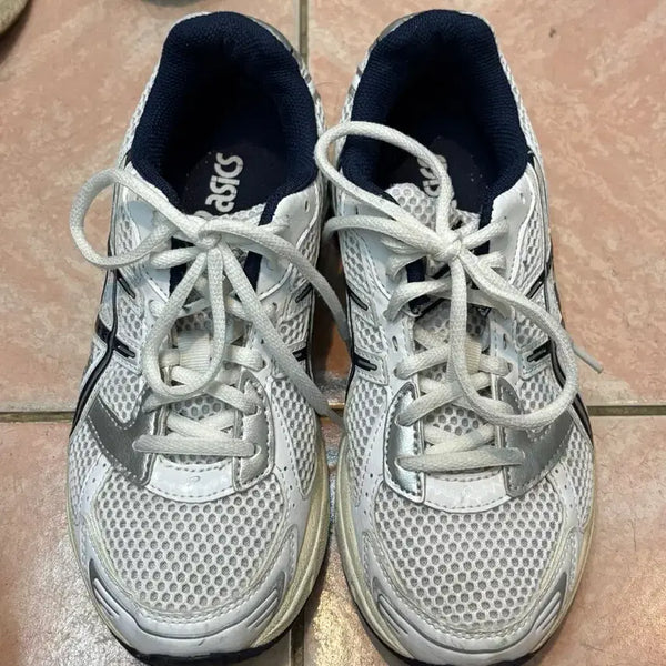 [BUNJANG] Asics Gel-1130 White Midnight Sneakers / [240] 아식스 젤 1130 화이트 미드나잇