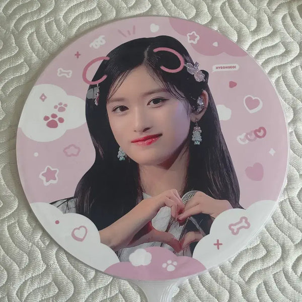 [BUNJANG] IVE Leeseo Double Lee Hyunseo Uchiwa Fan / 아이브 이서 double 더블님 이현서 우치와