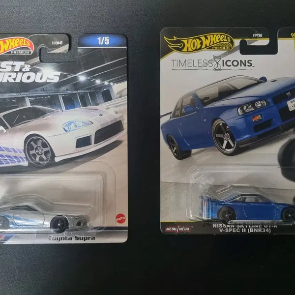 [BUNJANG] Hot Wheels Supra & R34 Bundle Set / 핫휠 분노의질주 수프라 / 타임리스 R34 [미개봉 일괄]