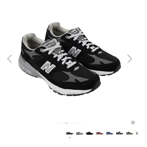 [BUNJANG] New Balance 993 Made in USA Black 270 / 뉴발란스 993 블랙 270D