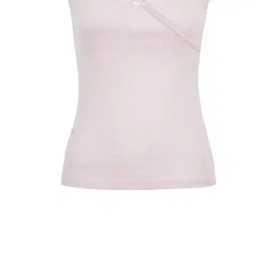 [BUNJANG] Pale J G® Basic V-Wrap Ribbon T-Shirt / 페일제이드 베이직 브이랩 리본티
