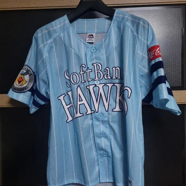 [BUNJANG] Majestic SoftBank Hawks Baseball T-Shirt / 마제스틱 소프트뱅크 야구 반팔티셔츠s