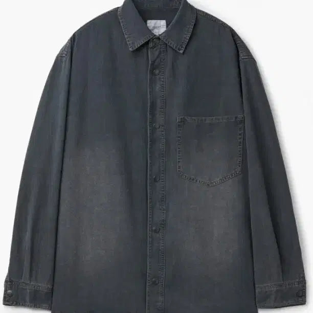 [BUNJANG] Epigram Denim Long Sleeve Shirt Grey Size M / [새제품] 에피그램 데님 긴팔 셔츠 95 M 사이즈