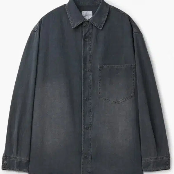 [BUNJANG] Epigram Denim Long Sleeve Shirt Grey Size M / [새제품] 에피그램 데님 긴팔 셔츠 95 M 사이즈