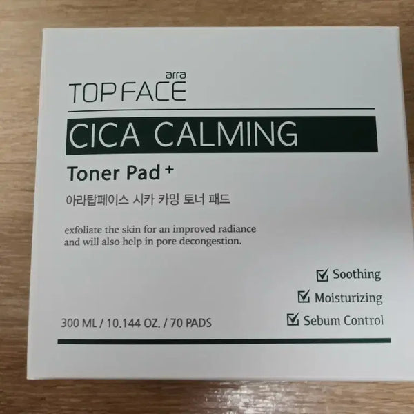 [BUNJANG] Aratopface Cica Calming Toner Pad 300ml / 아라탑페이스 시카 카밍 토너 패드 300ml 70패드 스킨케어 피부진정