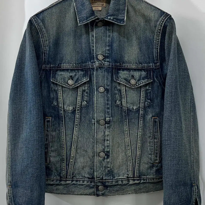[BUNJANG] Polo Ralph Lauren Mexico Faded Denim Trucker Jacket / 폴로 랄프로렌 멕시코 페이디드 데님 트러커 자켓