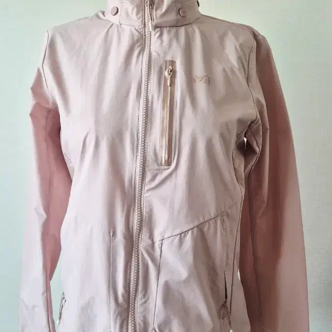 [BUNJANG] Millet Pink Hooded Windbreaker Jacket / 밀레 핑크색 바람막이 자켓90