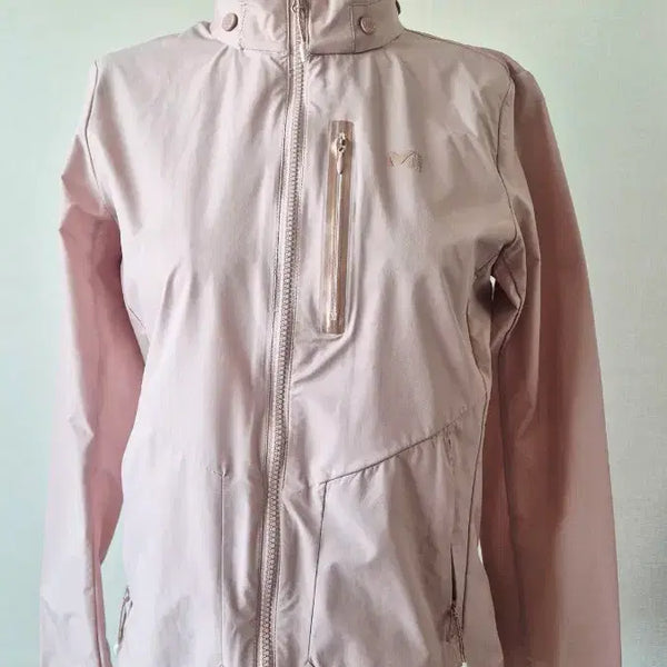 [BUNJANG] Millet Pink Hooded Windbreaker Jacket / 밀레 핑크색 바람막이 자켓90
