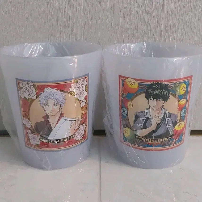 [BUNJANG] Gintama Soul Exchange Gintoki & Hijikata Cups Bundle Set / 은혼 고전 영혼체인지 긴토키 히지카타 컵 2개 일괄 세트