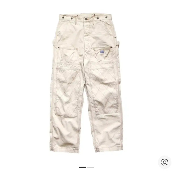 [BUNJANG] Kapital Thin Canvas Lumber Pants Kinaru (Off-White) 0 Size / (새상품)캐피탈 씬 캠버스 럼버 팬츠 키나리 0사이즈 팔아요