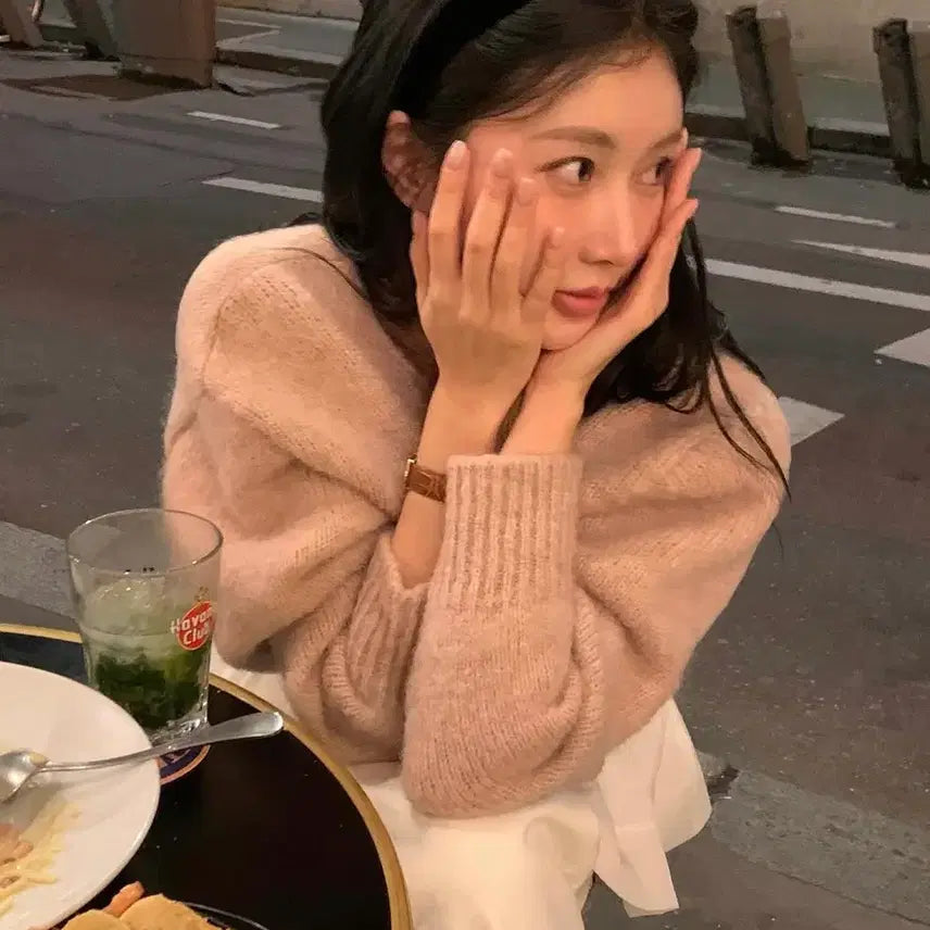 [BUNJANG] Lily Cots Glow Cardigan and Tube Top Set / 릴리코츠 글로우 가디건 + 튜브탑 세트