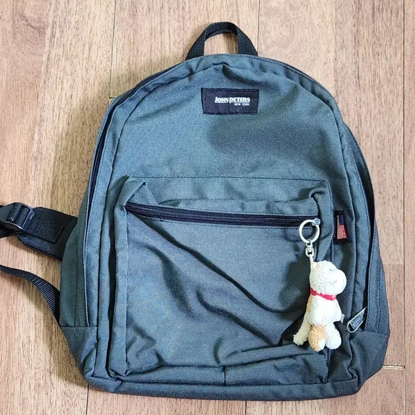 [BUNJANG] John Peters New York Backpack Dark Green / 존피터스 뉴욕 백팩 가방 (다크 그린)