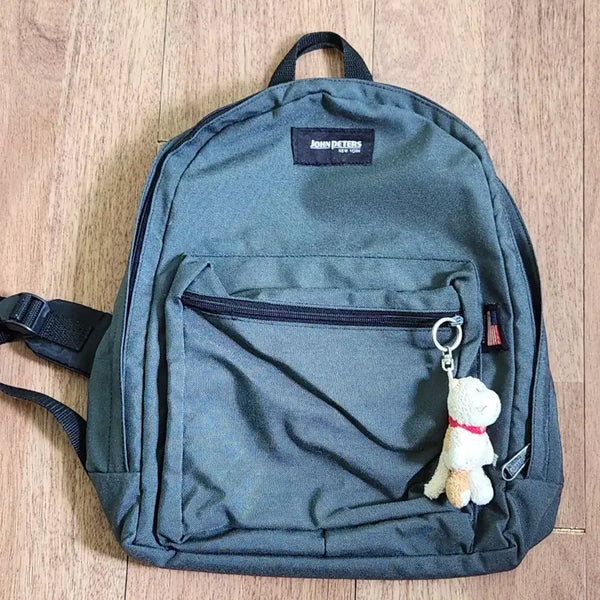 [BUNJANG] John Peters New York Backpack Dark Green / 존피터스 뉴욕 백팩 가방 (다크 그린)