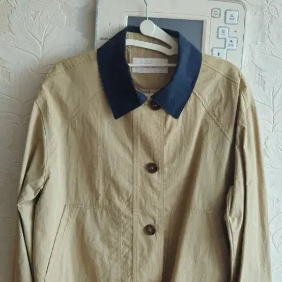 [BUNJANG] Colorblock Collar Jacket / soup) 배색카라 자켓