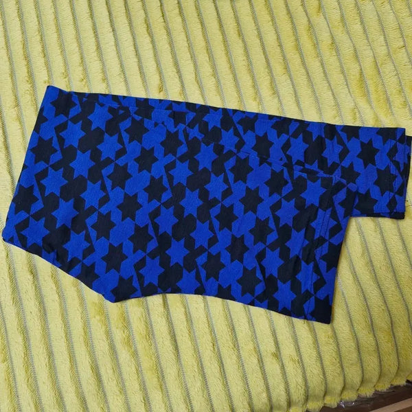 [BUNJANG] Star Pattern Blue Leggings for Petite Women / 키작녀추천~별 패턴 블루 레깅스.새옷