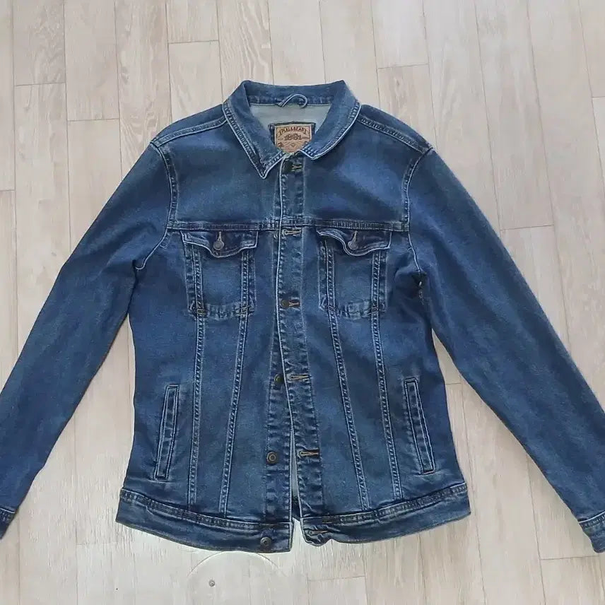 [BUNJANG] Pull&Bear Denim Trucker Jacket L Size / 풀앤베어 청자켓 데님 트러커 L 스판