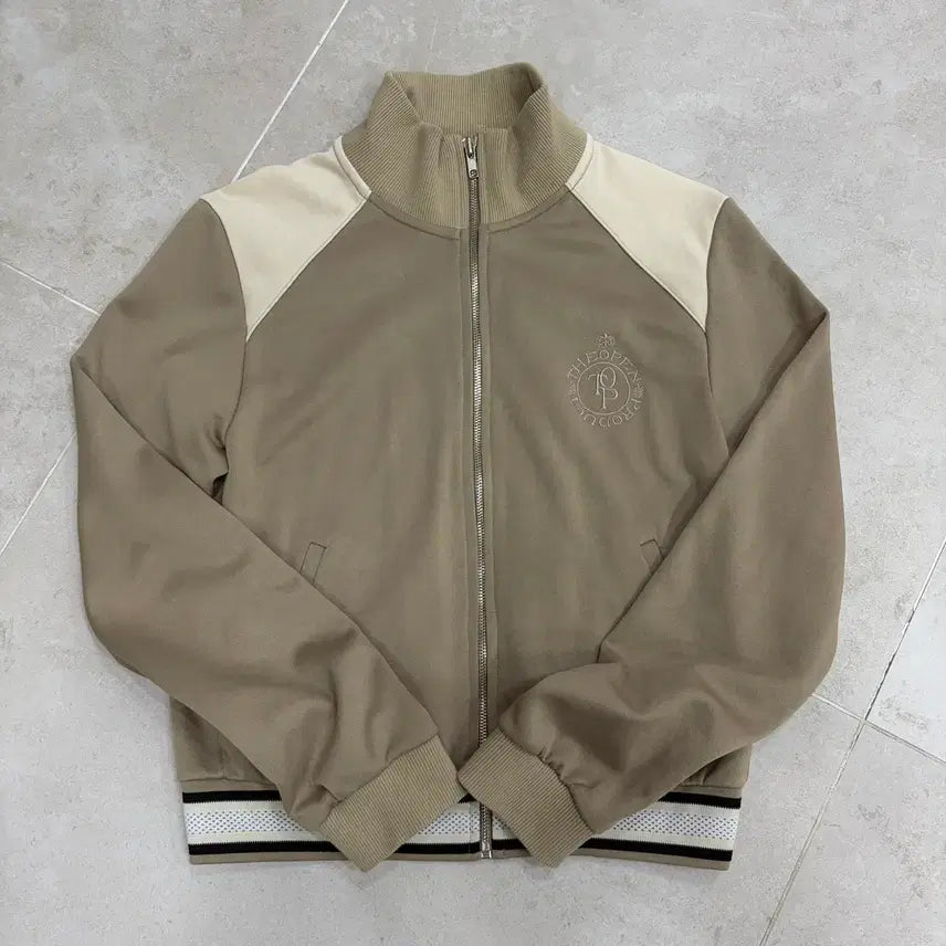 [BUNJANG] TheOpen Product OPEN YY Jersey Track Jacket Beige / TheOpen Product OPEN YY 져지 트랙 자켓 베이지