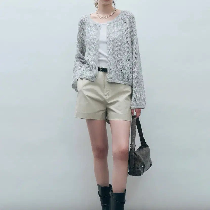 [BUNJANG] Mongdol Buckle Strap Mid Rain Boots - Size 230 / 몽돌 버클 스트랩 레인부츠 미들 230