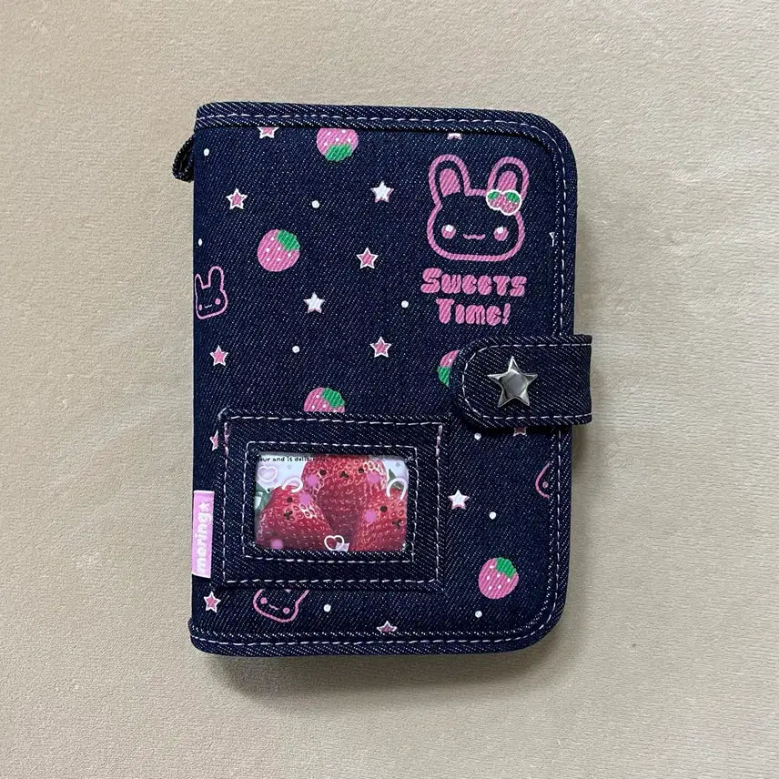 [BUNJANG] A7 Denim 6-Ring Binder / A7 데님 6공 바인더