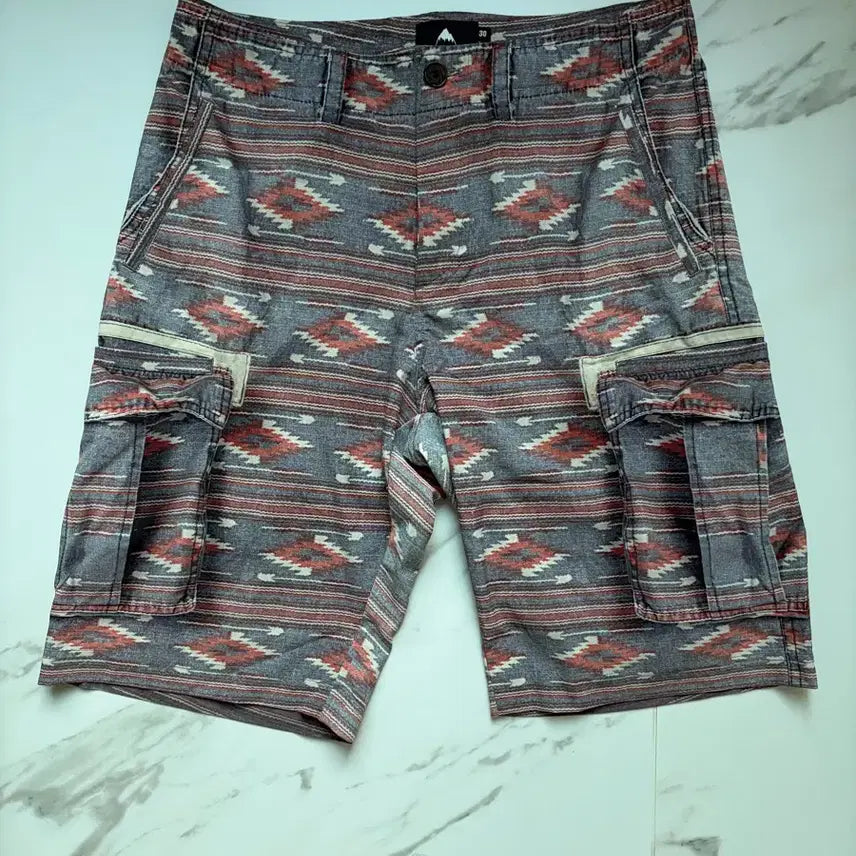 [BUNJANG] Button Cargo Swim Pants / 버튼 카고 스윔 팬츠 미착용