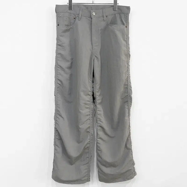 [BUNJANG] Unused Nylon Pants Gray Size 2 / 언유즈드 25FW 나일론 팬츠 그레이 2사이즈 판매합니다