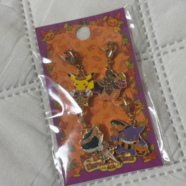 [BUNJANG] Pokemon Halloween Metal Charm Keychain - Phantom Pikachu / 포켓몬스터 할로윈 메탈 참 키링 포켓몬 팬텀 피카츄 할로윈 키링