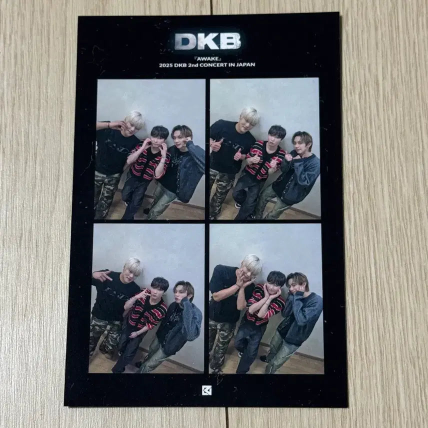 [BUNJANG] DARKBEAM Japan Concert MD POB Junseo YUKU Harryjun Unit / 다크비 일본 콘서트 엠디 특전 네컷 준서 유쿠 해리준 유닛