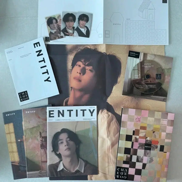 [BUNJANG] Cha Eun Woo ENTITY Album (Unsealed, Complete Set) / 차은우 ENTITY 개봉 앨범(풀구성)