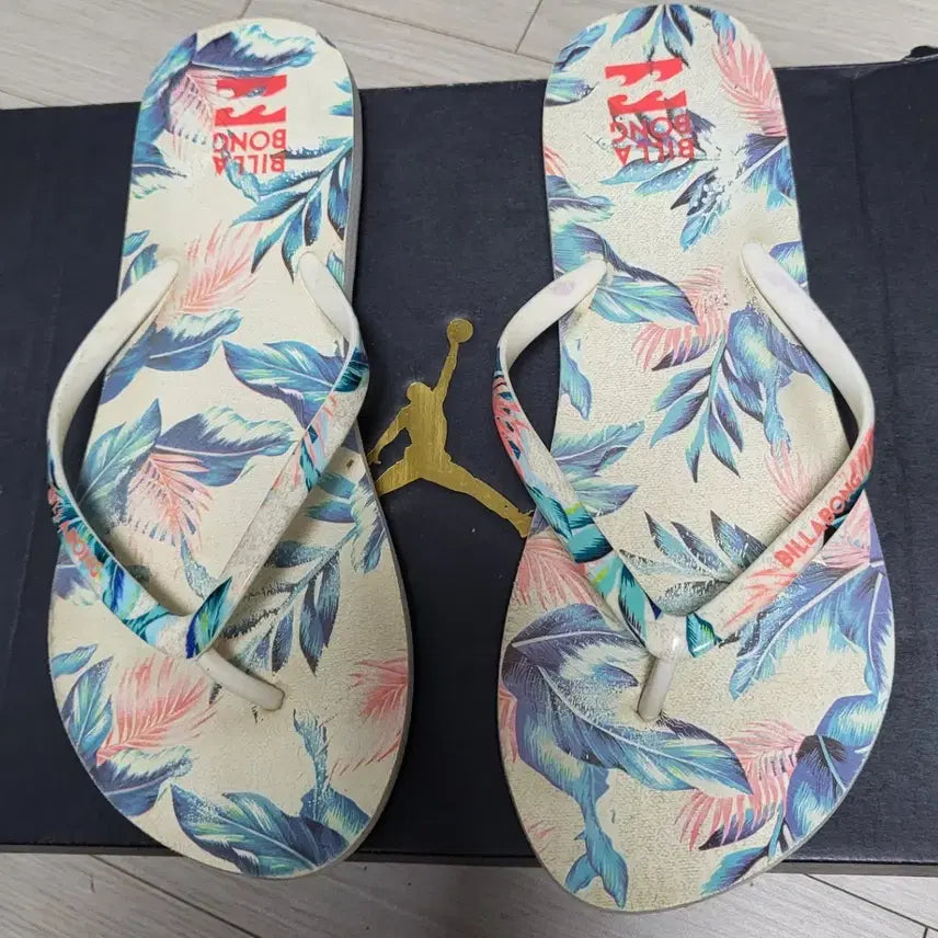 [BUNJANG] Billabong Flip Flops 240mm Palm Tree Pattern / 빌라봉 플립플랍 쪼리 240mm 상태매우좋음