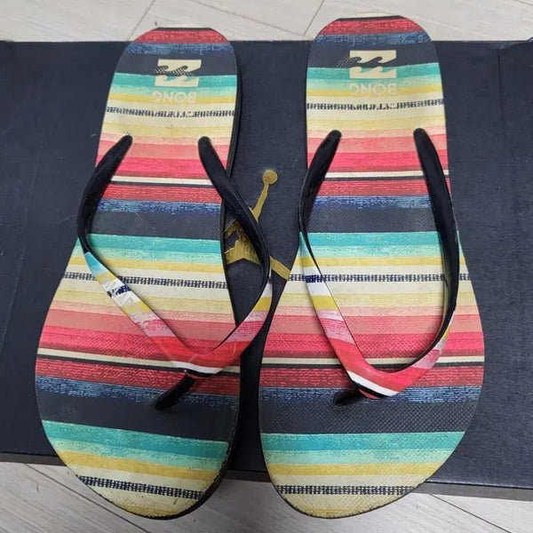 [BUNJANG] Billabong Striped Flip-Flops 240mm / 빌라봉 스트라이프 쪼리 240mm 상태매우좋음