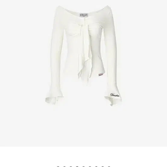 [BUNJANG] Newearlin Darling Twist Blouse Cream Ivory / 뉴얼린 달링 트위스트 블라우스 크림아이보리