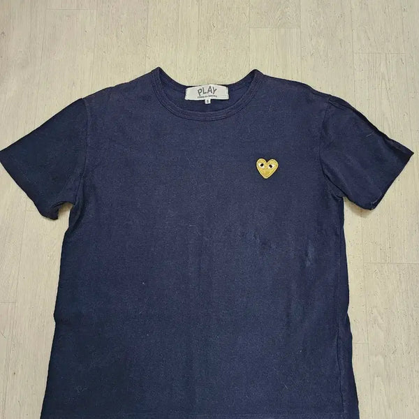 [BUNJANG] Comme des Garçons Gold Emblem Navy T-shirt S / 꼼데기르송 골드와펜 S