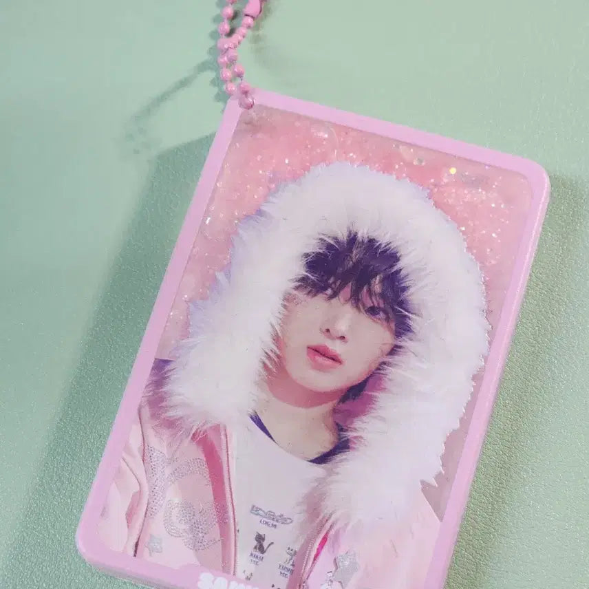 [BUNJANG] NCT WISH Sakuya Birthday Cafe Glitter Keychain / 엔시티위시 사쿠야 생카 글리터 키링