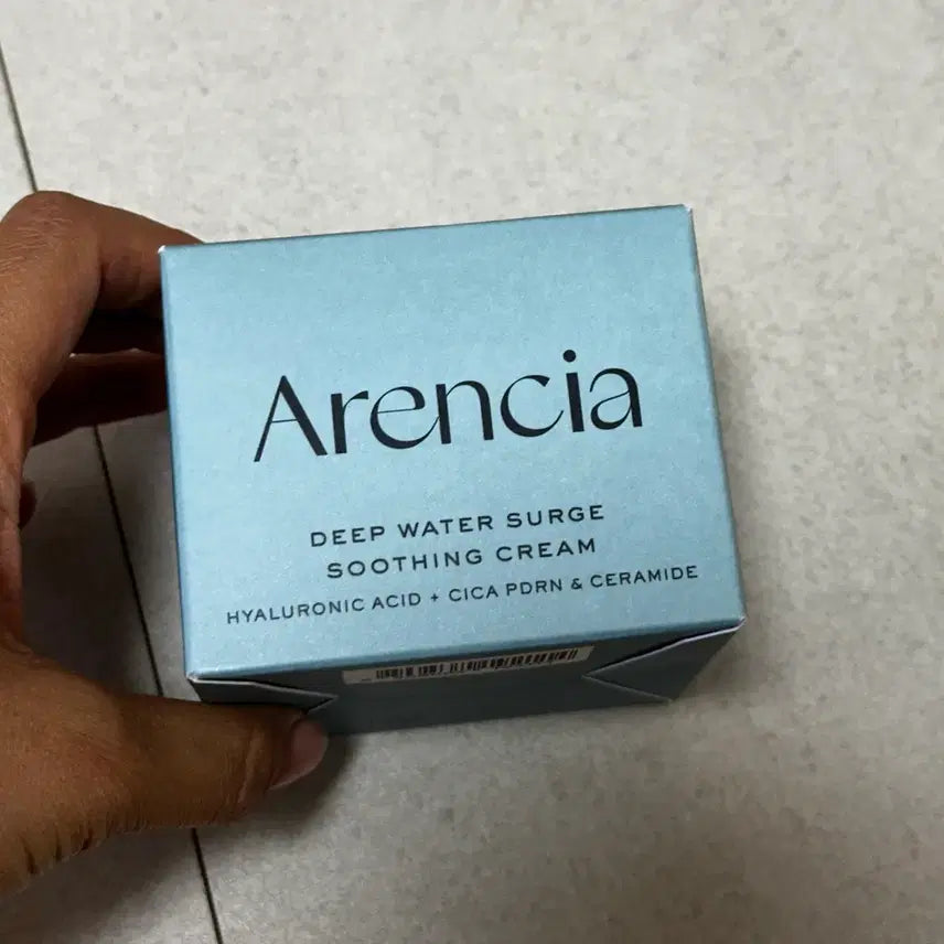 [BUNJANG] Arencia Deep Water Surge Soothing Cream / 새상품) 아렌시아 딥 워터 써지 수딩크림