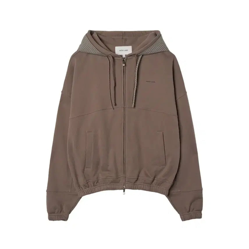 [BUNJANG] Node Labs Check Double Hood Zip-Up (M) / 노드랩스 체크 더블 후드집업 (M)