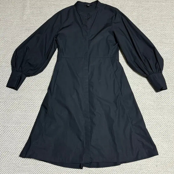 [BUNJANG] COS Black Balloon Sleeve Shirt Dress / 코스 Cos 검정색 벌룬 소매 셔츠 드레스
