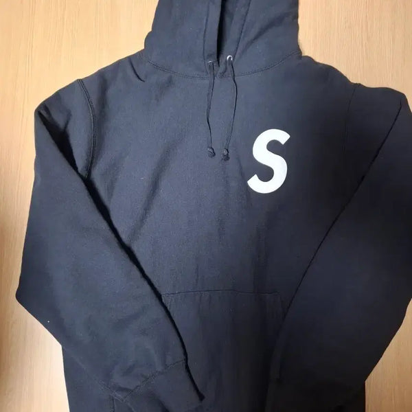 [BUNJANG] Supreme S Logo Hoodie Black Size 100 / 슈프림 S로고 후드티 블랙100