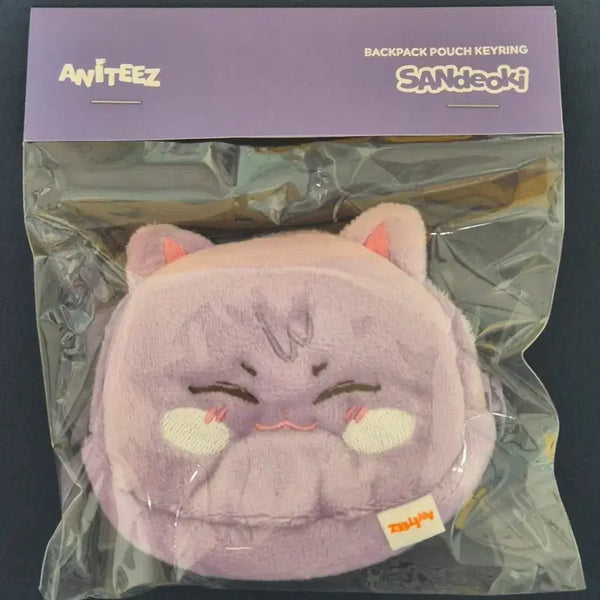 [BUNJANG] ATEEZ ANITEEZ Backpack Pouch Keyring (San) / 에이티즈 콜링 애니티즈 백팩 파우치 키링(산덕이)