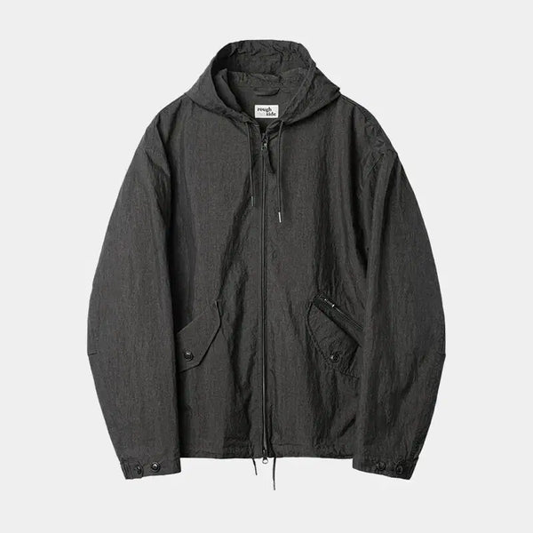 [BUNJANG] Roughside Hill Parka Charcoal Nylon Jacket 24SS / (3) 러프사이드 힐파카 차콜
