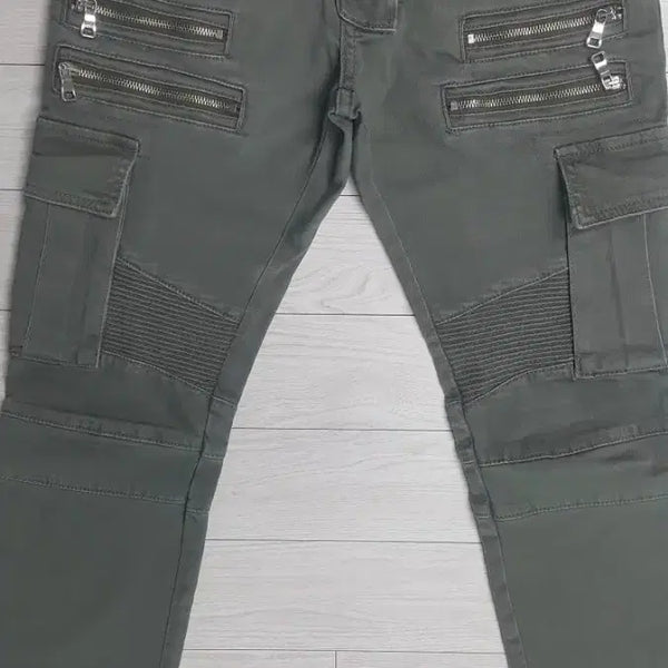 [BUNJANG] Balmain Cargo Pants (Stretch Fabric) Khaki Size 30 / 발망 카고바지(사방스판) 30"실측(No.224)새제품! 이태리판!