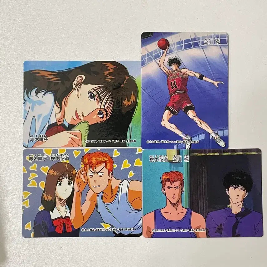 [BUNJANG] Slam Dunk Classic Mini Cards (Sakuragi, Sendo, Rukawa) / 슬램덩크 고전 미니카드 강백호 채소연 서태웅