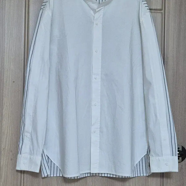 [BUNJANG] System Homme Striped Cotton Blend Shirt / 시스템 옴므   셔츠 (남성)105