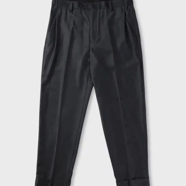 [BUNJANG] Pannicale Dark Grey Wool Tapered Fit Slacks (Size 48) / 빠니깔레 다크 그레이 울 슬랙스 48