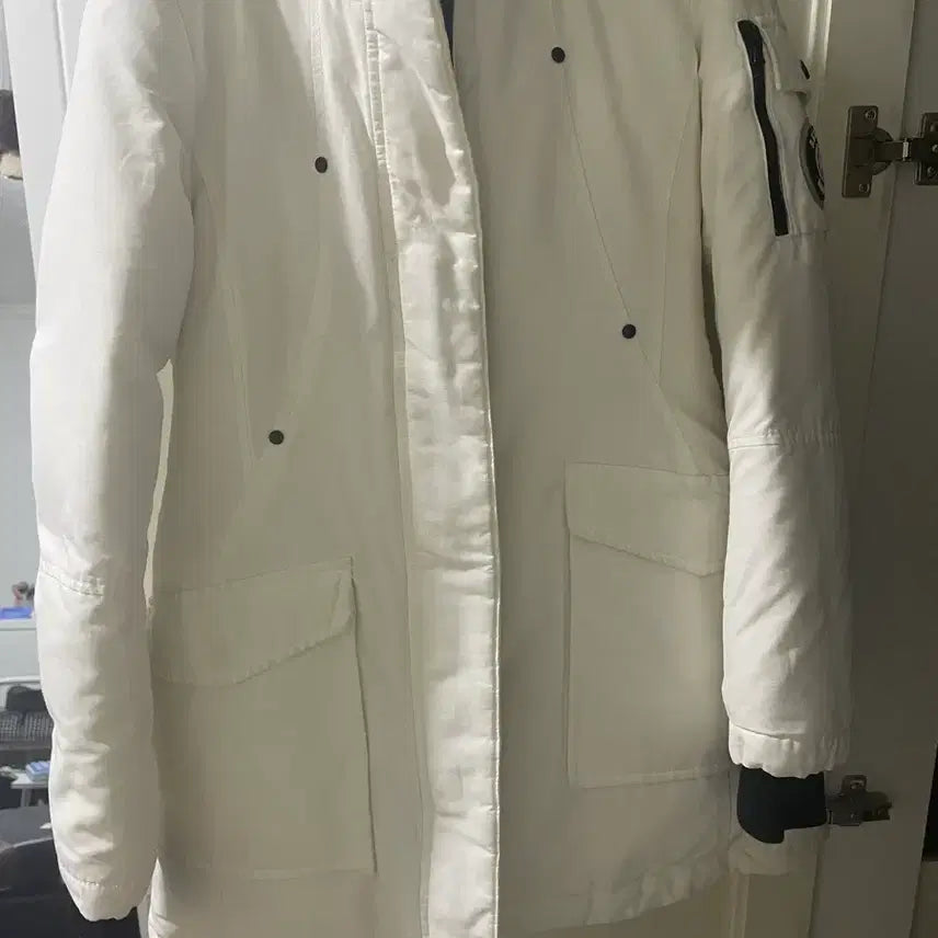 [BUNJANG] Egoist White Padded Jumper Size 44 / 에고이스트 화이트 패딩 점퍼 44