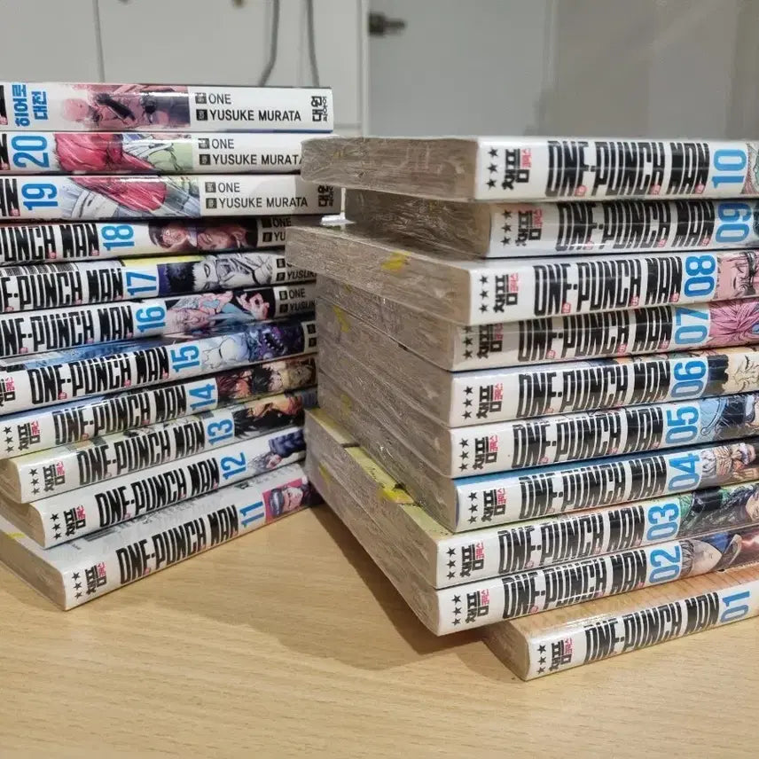 [BUNJANG] One-Punch Man Manga Complete Set Volumes 1-20 / 원펀맨 만화책 1-20권 판매 전권 히어로 대전