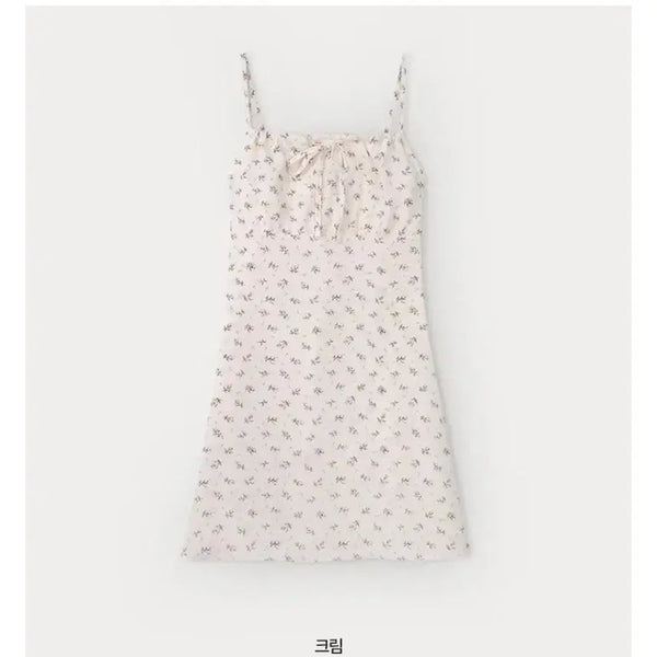 [BUNJANG] Floral Cami Dress - Cream Cheese Color / 모리걸룩 핀터레스트 에이블리st 꽃나시원피스