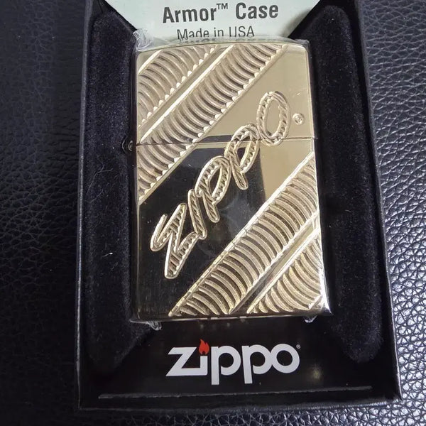 [BUNJANG] Zippo Armor Case Gold Lighter / zippo 지포 Armor Case 금장 라이터 정품