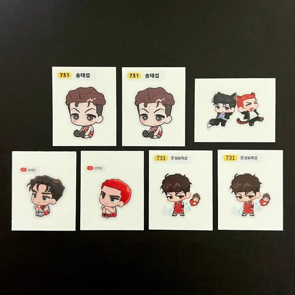 [BUNJANG] Slam Dunk Shohoku Kang Baekho Song Taesup HoYeol BaeHo Sticker Set / 슬램덩크 슬덩 북산 강백호 송태섭 송준섭 호열 호백 띠부씰 스티커 굿즈
